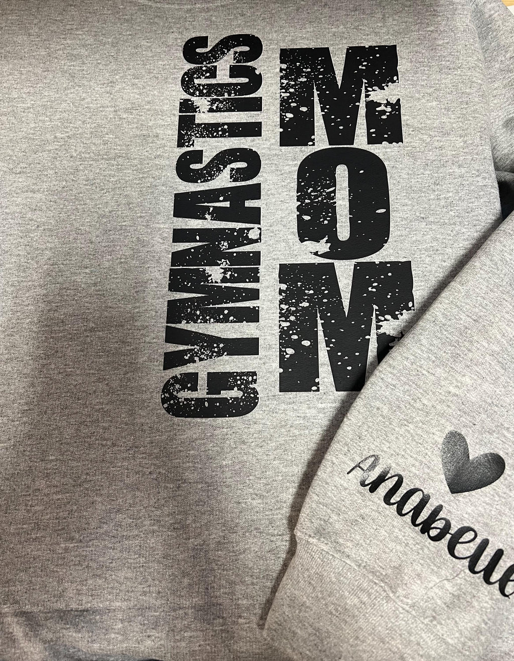 Personalized Soccer Mom Sweatshirt: Custom Team Colors, Player Name Sleeve