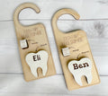 Tooth Fairy Door Hanger - Personalized Tooth Door Hanger - Tooth Fairy Sign - Tooth Fairy Holder