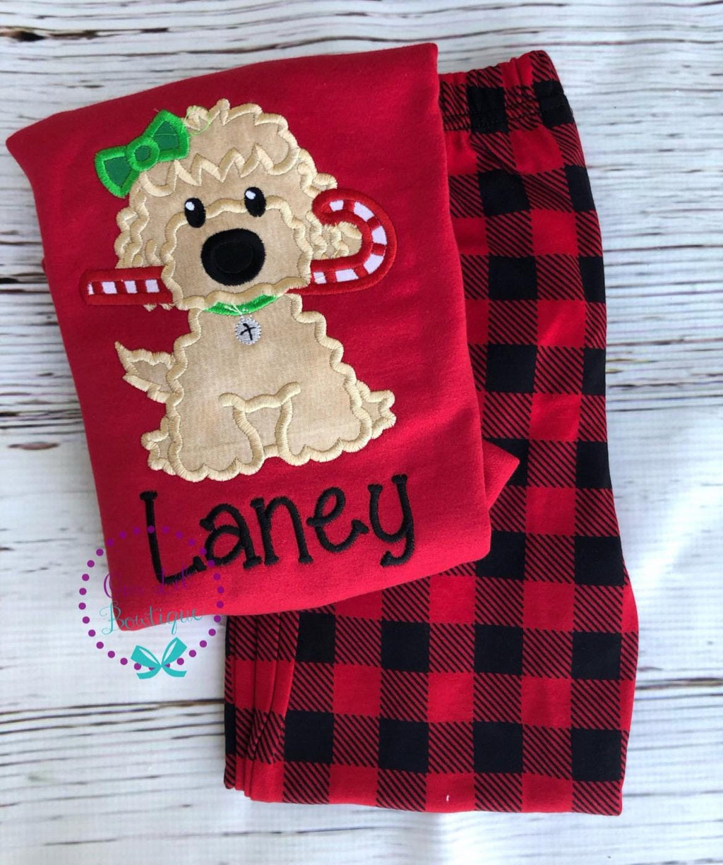 PRE-ORDER Christmas Dog Pajamas - Christmas PJs- Pajamas- Personalized Christmas PJs - Christmas Puppy Pjs- Matching Christmas Pajamas