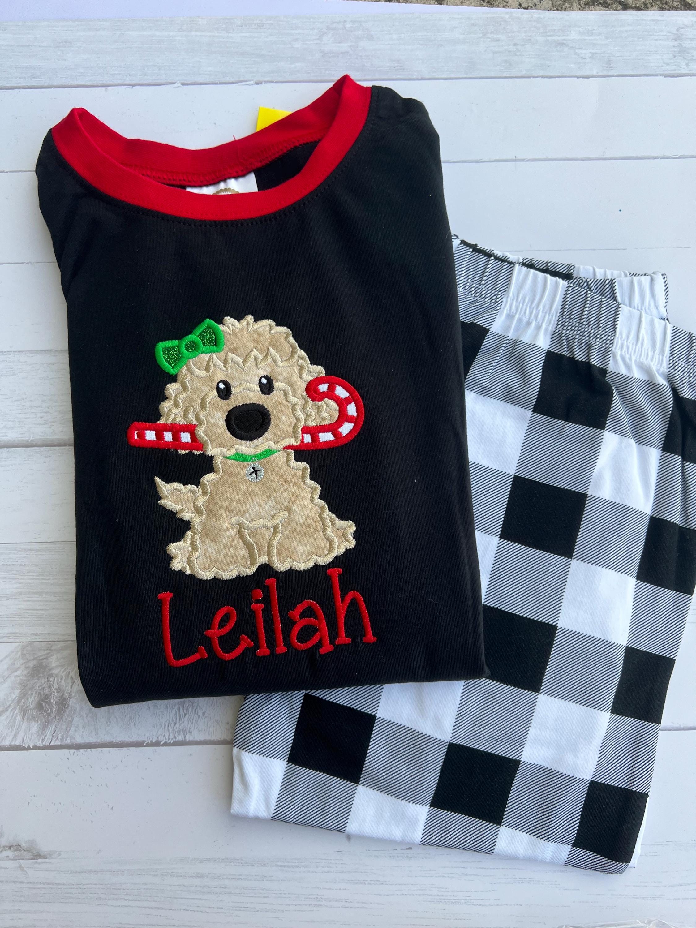 PRE-ORDER Christmas Dog Pajamas - Christmas PJs- Pajamas- Personalized Christmas PJs - Christmas Puppy Pjs- Matching Christmas Pajamas
