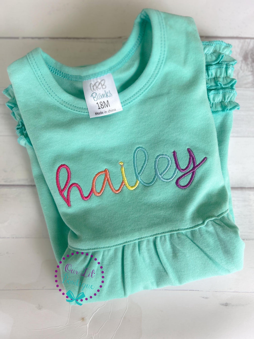 Personalized Girls Dress - Name Dress - Girls Name Dress - Colorful Name Dress - Rainbow Name - Kids Name Dress - Kids Gift - Personalized