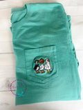 Goose Halloween Comfort Colors Tee - Women's Monogram T-Shirt - Womens Hallowen Shirt - Goose