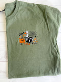 Halloween Goose T-Shirt: Comfort Colors Witch Tee
