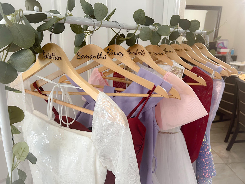 Personalized Hanger - Team Hangers - Gifts - Personalized - Gymnastics Hanger - Dance Hanger - Cheer Hanger - Bridesmaid Gifts -Dress Hanger