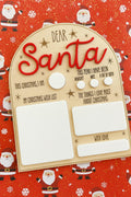 Dear Santa Sign, Letter to Santa, Christmas Photo Prop, Reusable Acrylic Sign, Picture Prop, Christmas Decor, Christmas Sign, Santa Letter