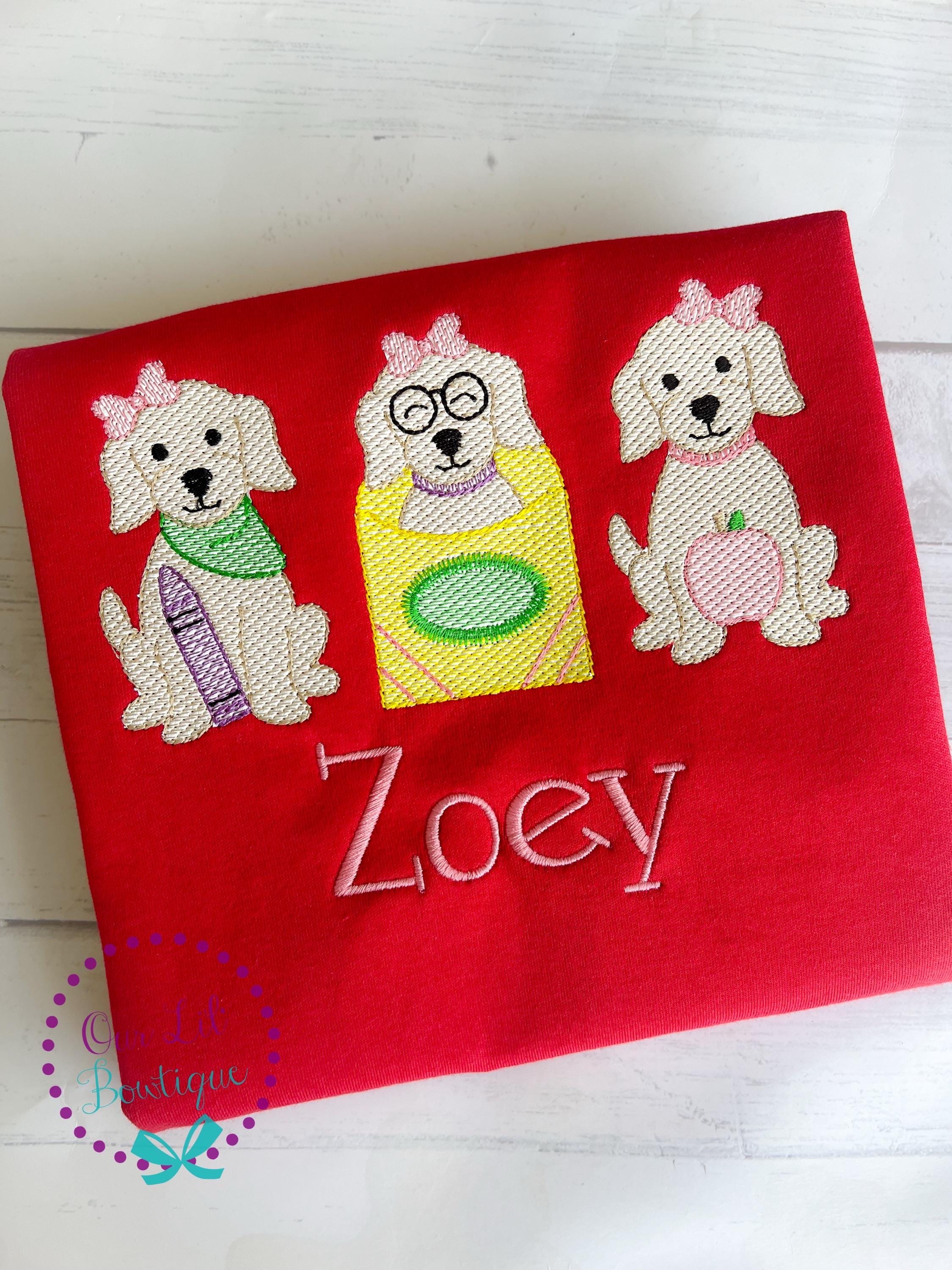 Back To School Shirt- Girl Dog Shirt - Boy Dog Shirt - School Shirt - School Dog - Lab Shirt - Kids School Shirt-Kids Puppy Shirt