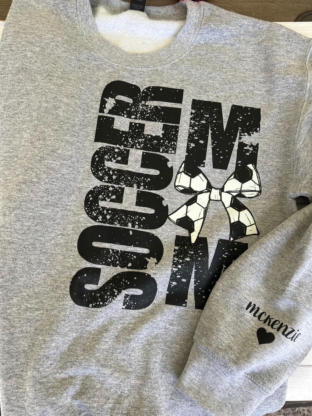 Personalized Gymnastics Mom Sweatshirt: Team Colors, Gymnast's Name