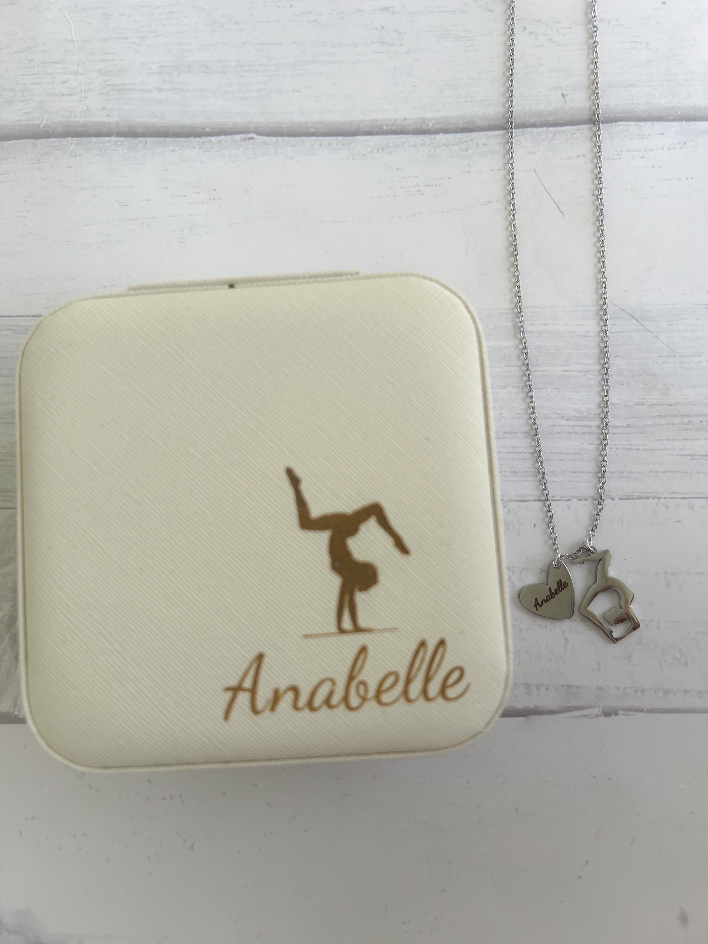 Gymnastics Jewelry Case - Travel Accessories - Travel Case - Gift for Gymnast