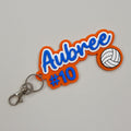 Volleyball Key Chain, Acrylic Name Tag, Volleyball Gift