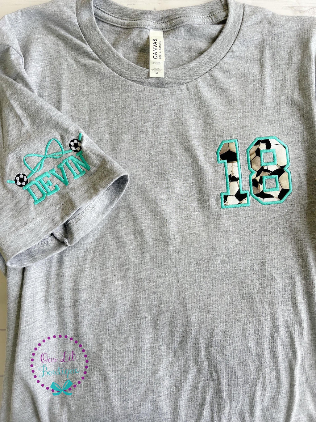 Personalized Softball Monogram Tee: Personalized Women's T-Shirt