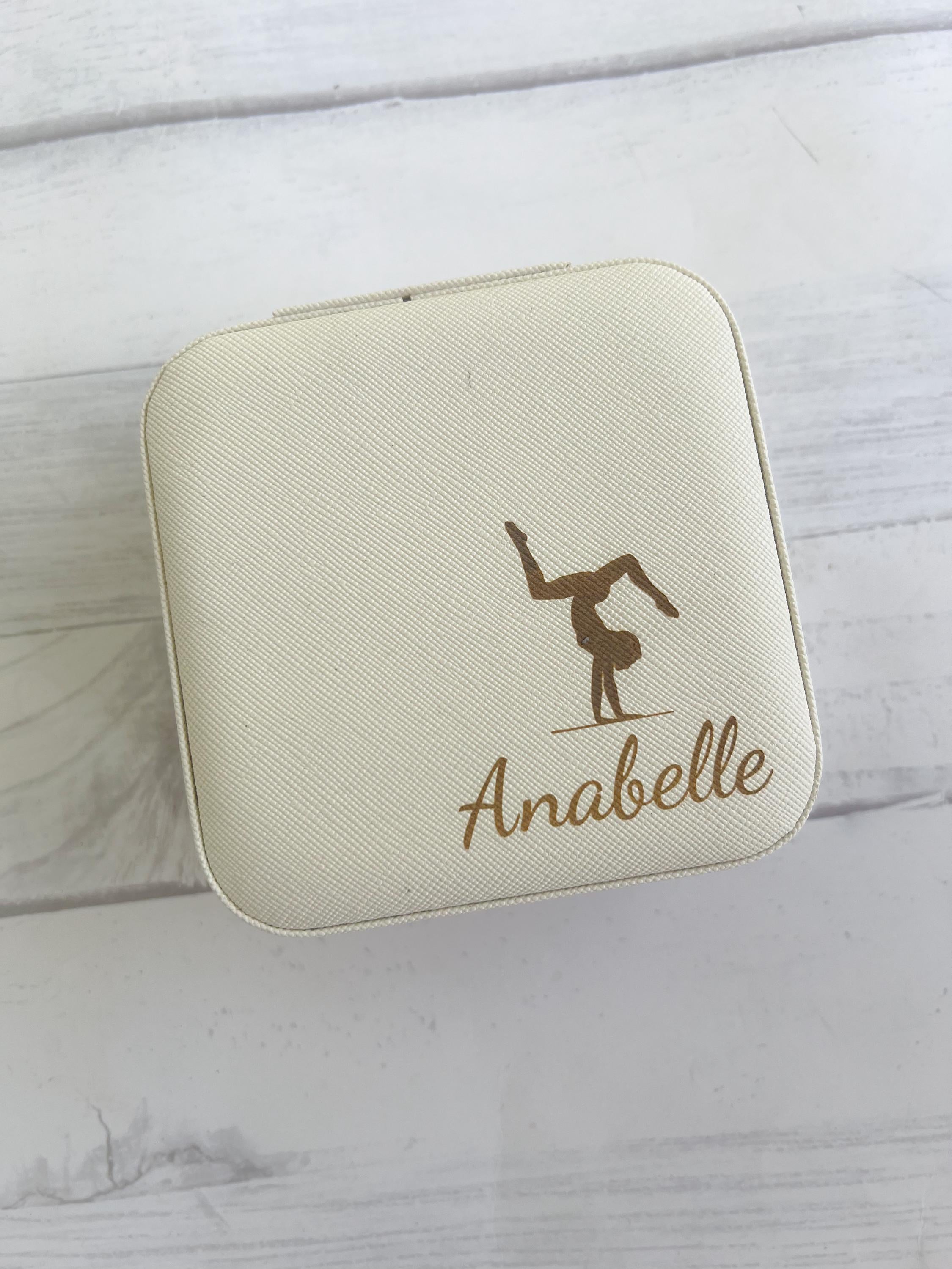 Gymnastics Jewelry Case - Travel Accessories - Travel Case - Gift for Gymnast
