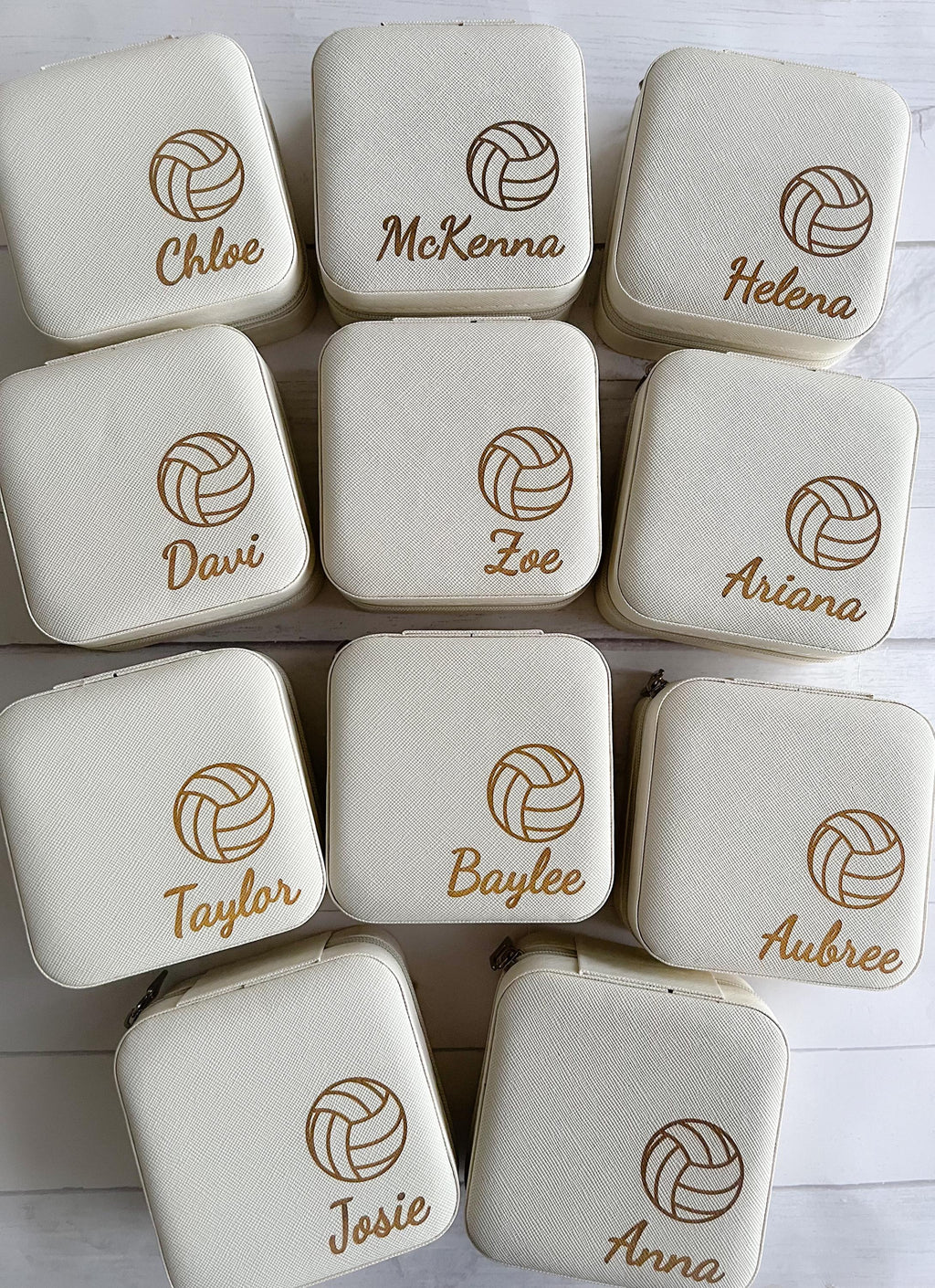 Volleyball Jewelry Case - Travel Accessories - Travel Case - Gift for Volleyball Team