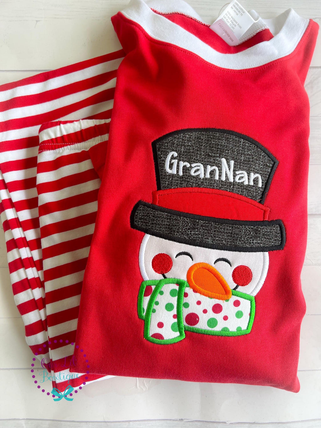 PRE-ORDER Snowman Pajamas - Christmas Pajamas - Santa PJS - Family Christmas Pajamas - Snowman - Blue Pajamas