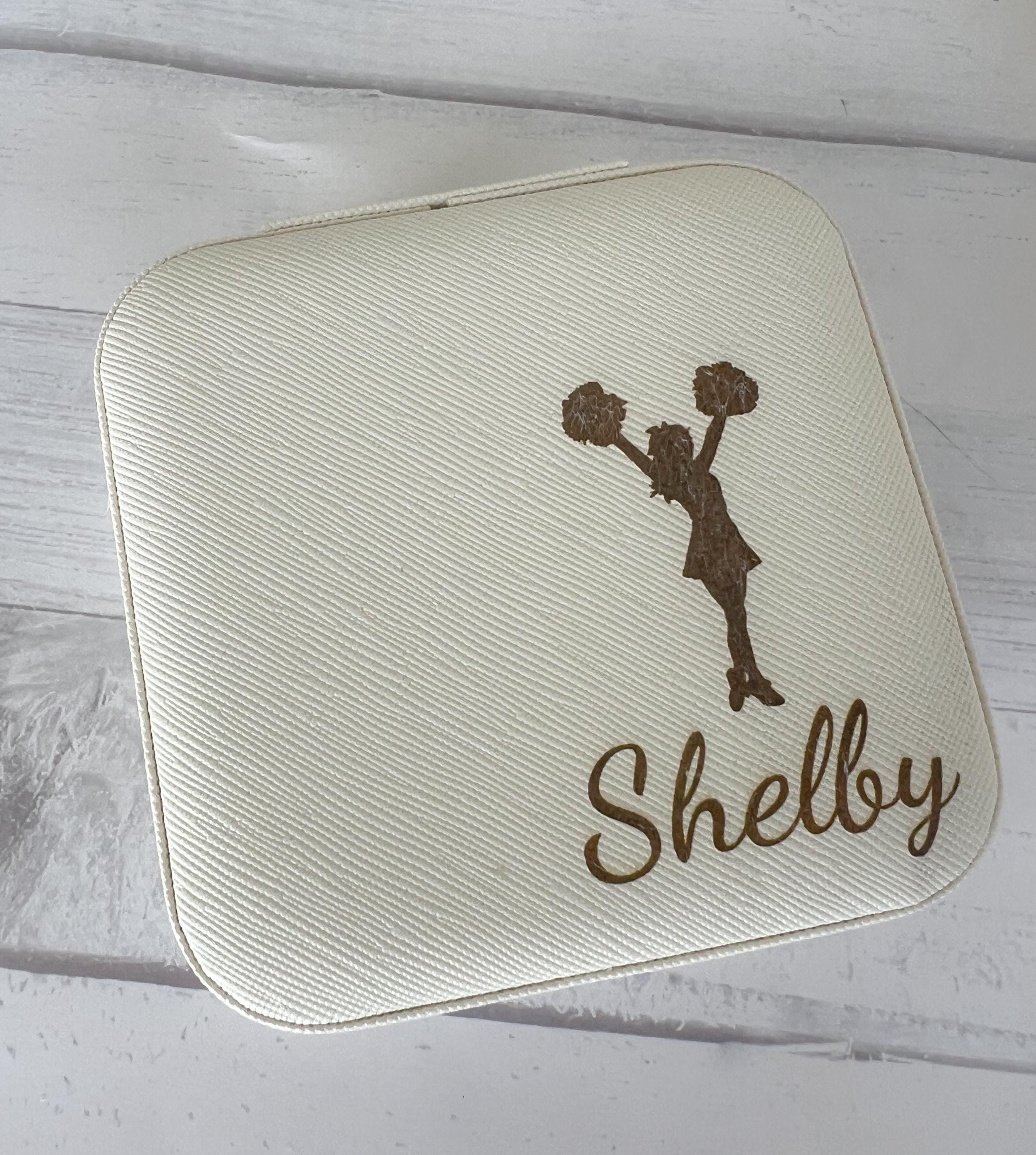 Cheerleading Jewelry Case - Travel Accessories - Travel Case - Gift for Cheer Team