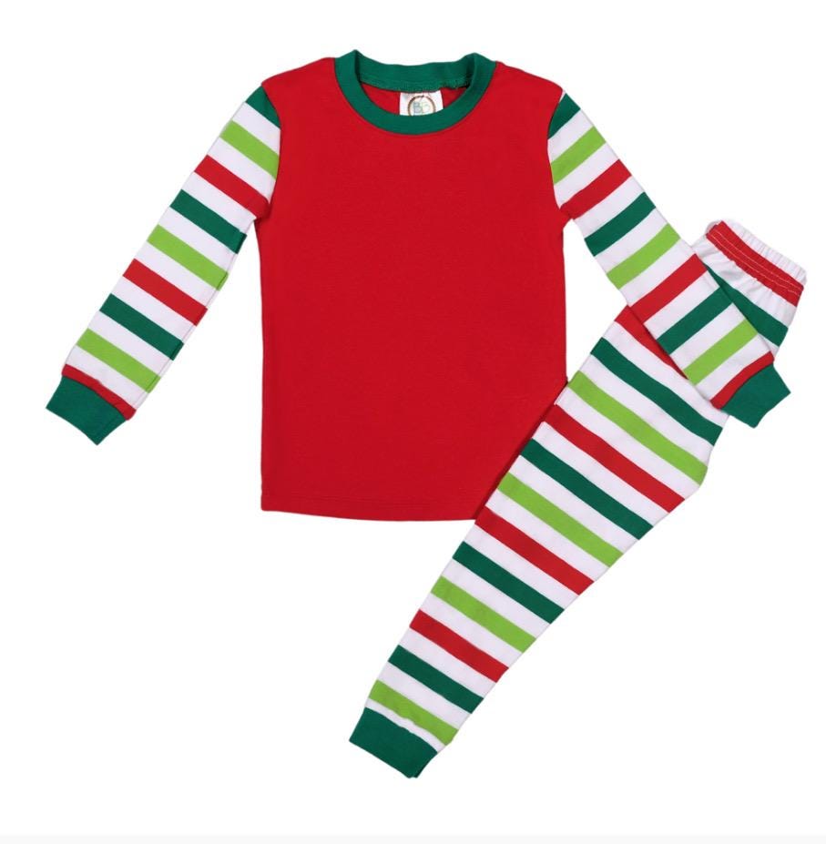 PRE-ORDER Santa Pajamas - Christmas Pajamas - Santa PJs-Girls Christmas Pajamas - Boys Christmas Pajamas - Santa Christmas - Matching PJS