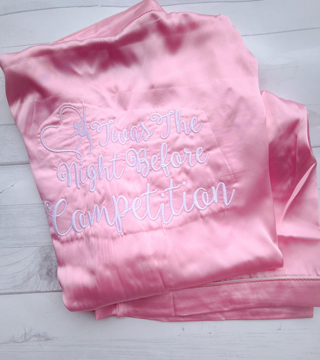 Gymnastics Pajamas - Gymnast PJs - Gymnast Birthday - Personalized Birthday Shirt - Night Before Competition - Kids Pajamas