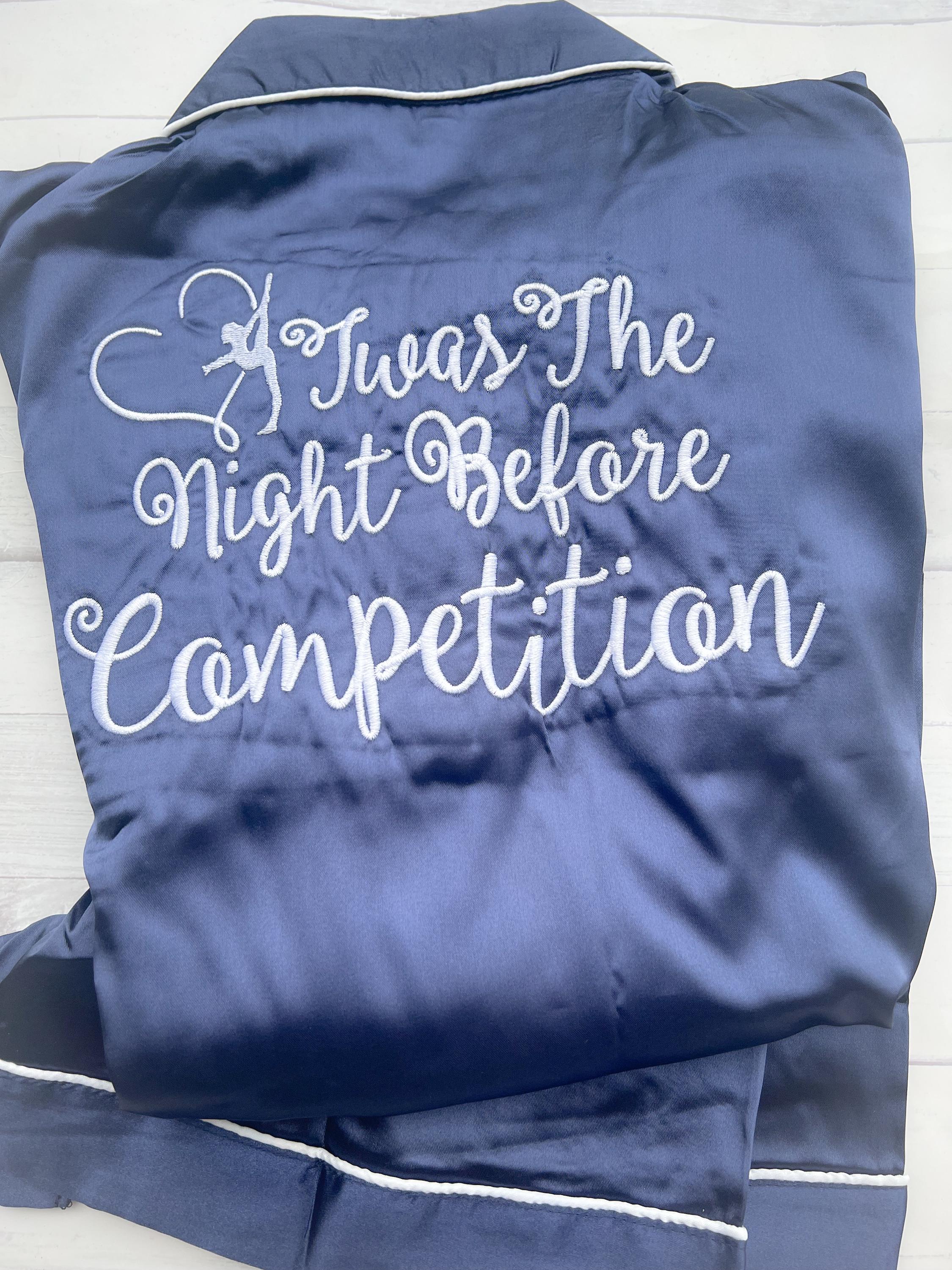 Gymnastics Pajamas - Gymnast PJs - Gymnast Birthday - Personalized Birthday Shirt - Night Before Competition - Kids Pajamas