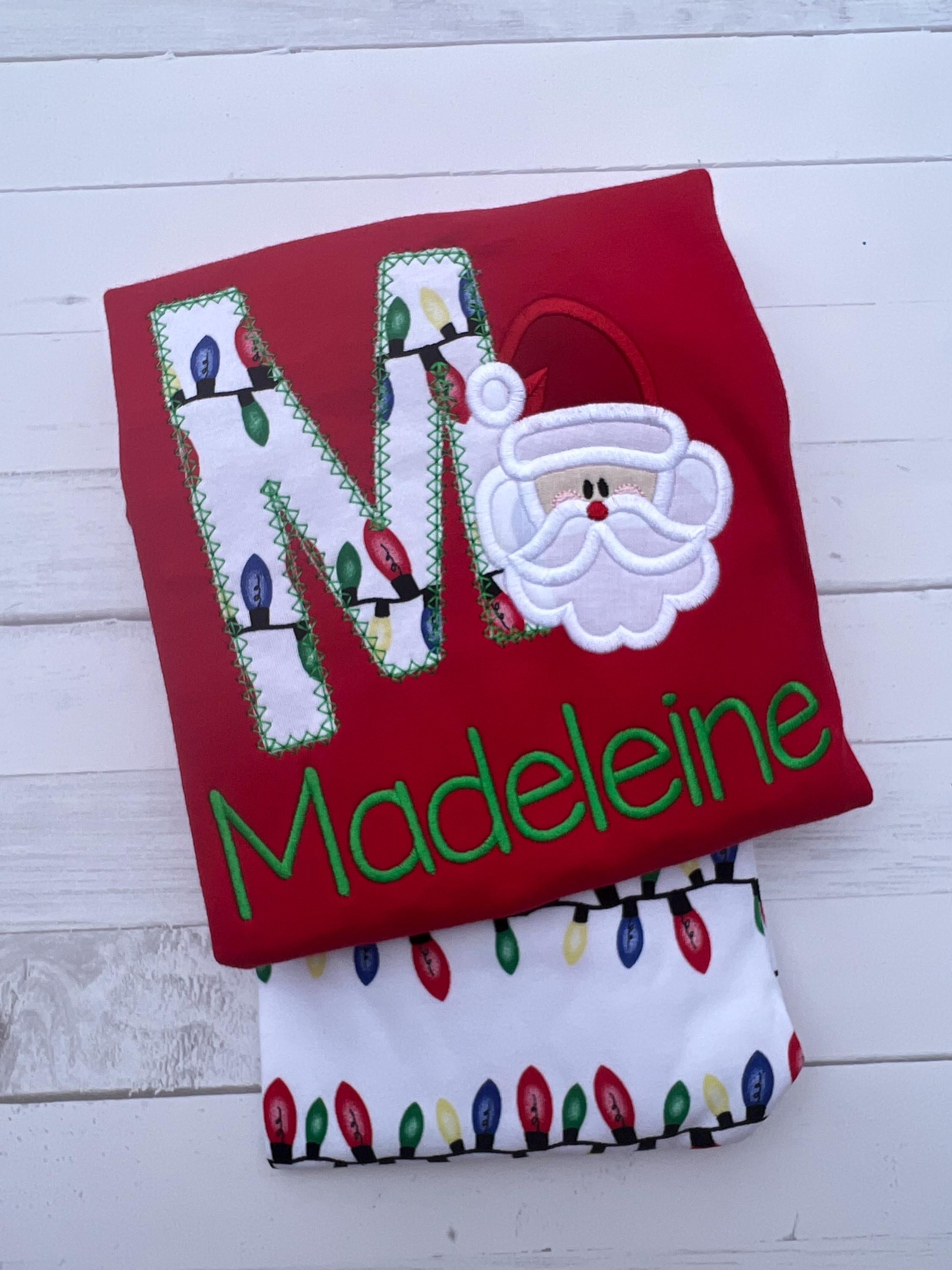 PRE-ORDER Santa Pajamas - Christmas Pajamas - Santa PJs-Girls Christmas Pajamas - Boys Christmas Pajamas - Santa Christmas - Matching PJS