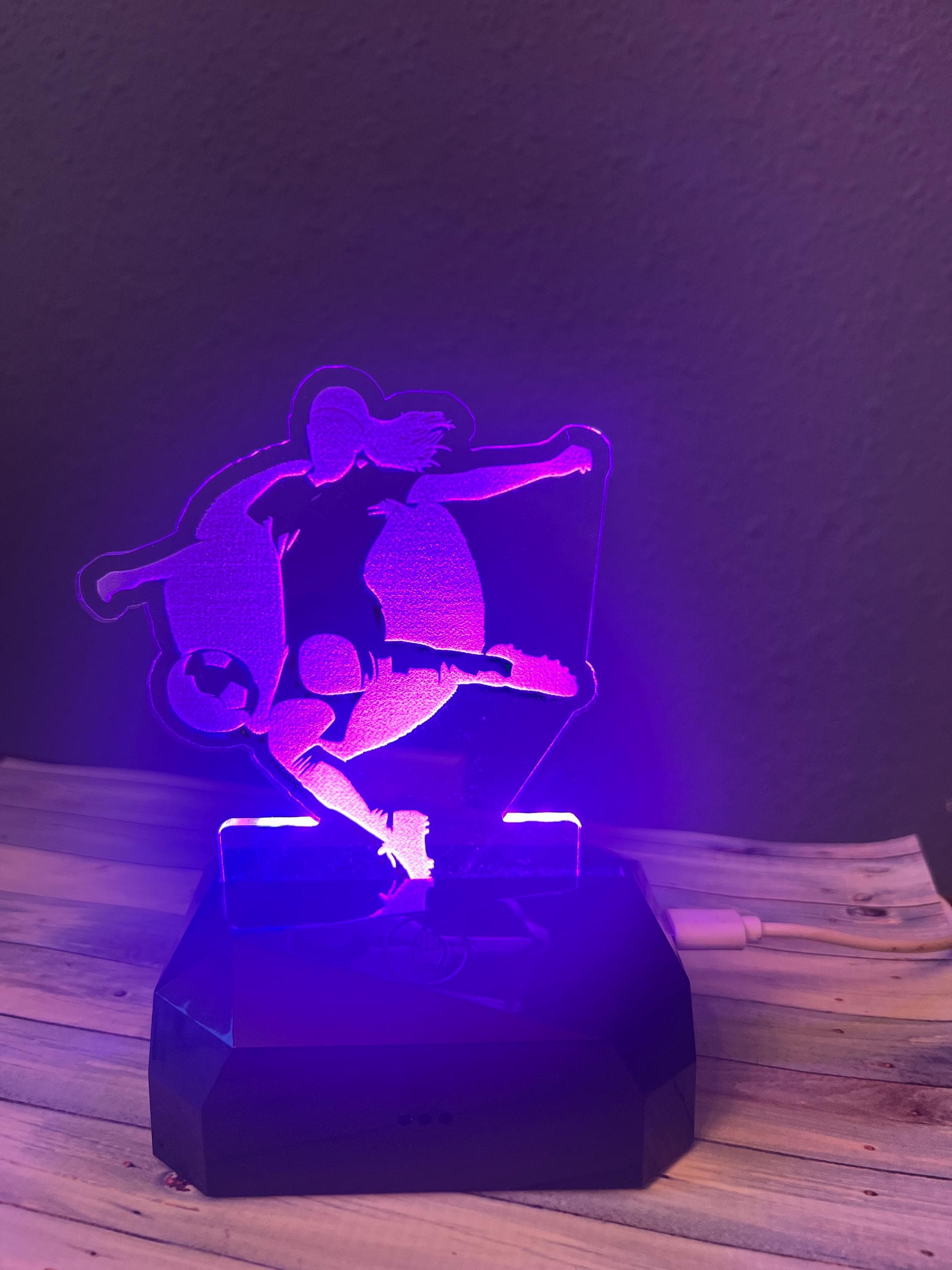 Sports LED Light - Nightlight - Gift for Kids - Sports Gift - Personalized - Sports Room Decor - Custom Nightlight