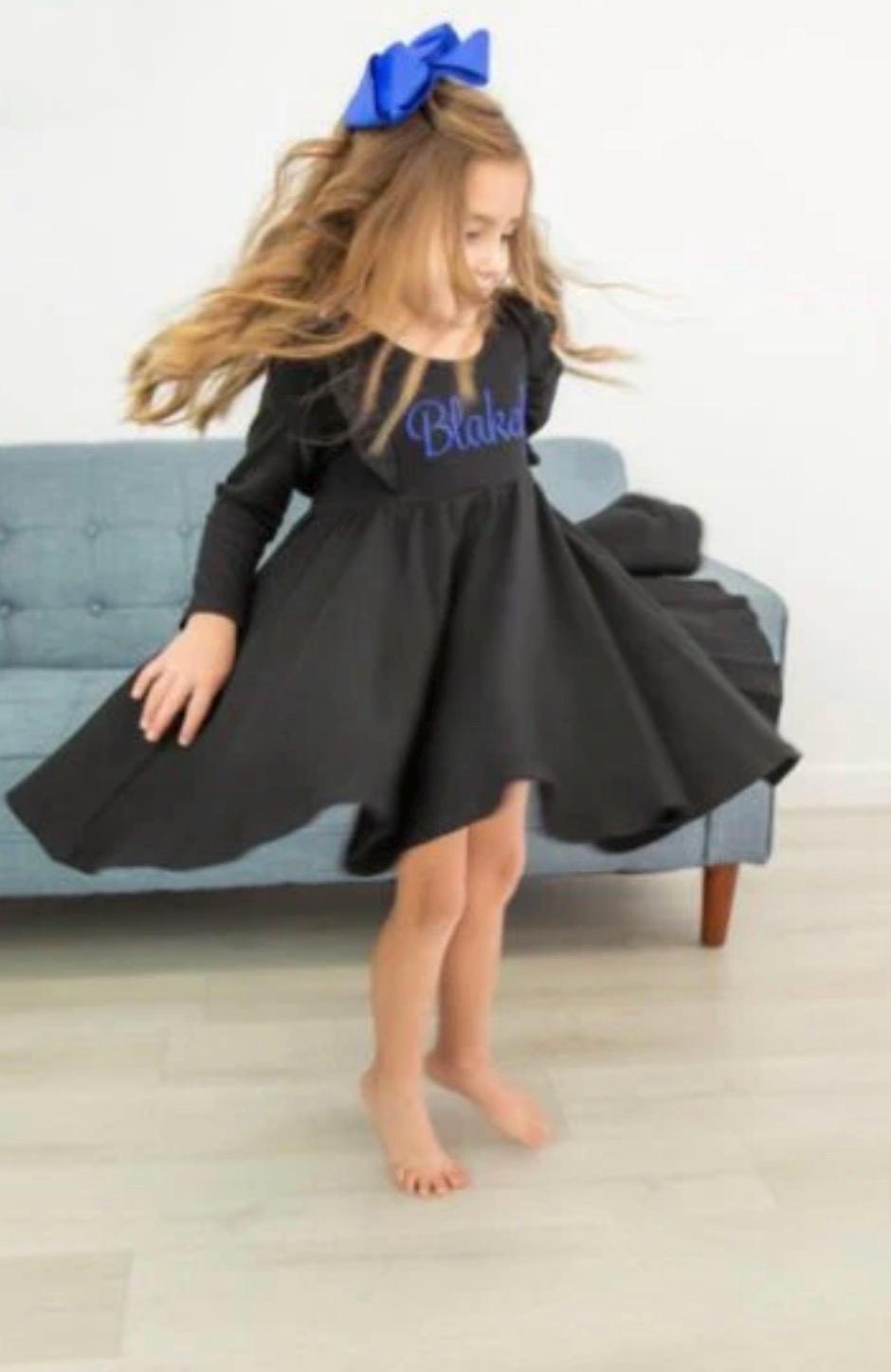 Personalized Nutcracker Christmas Dress - Monogrammed Girls Holiday Outfit - Nutcracker