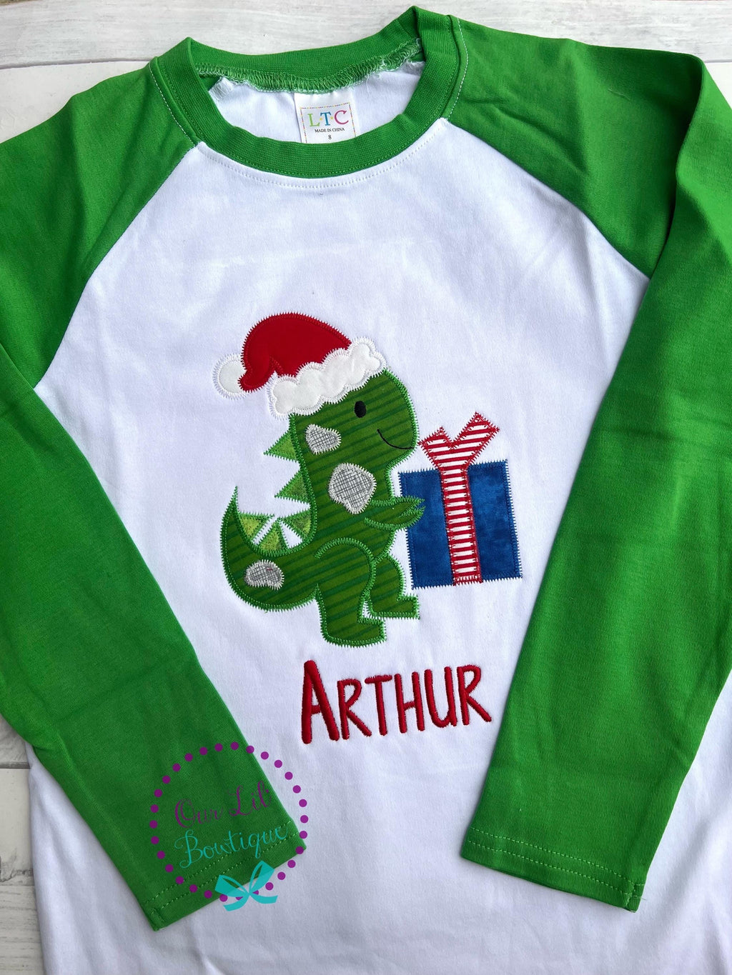 dinosaur Christmas shirt