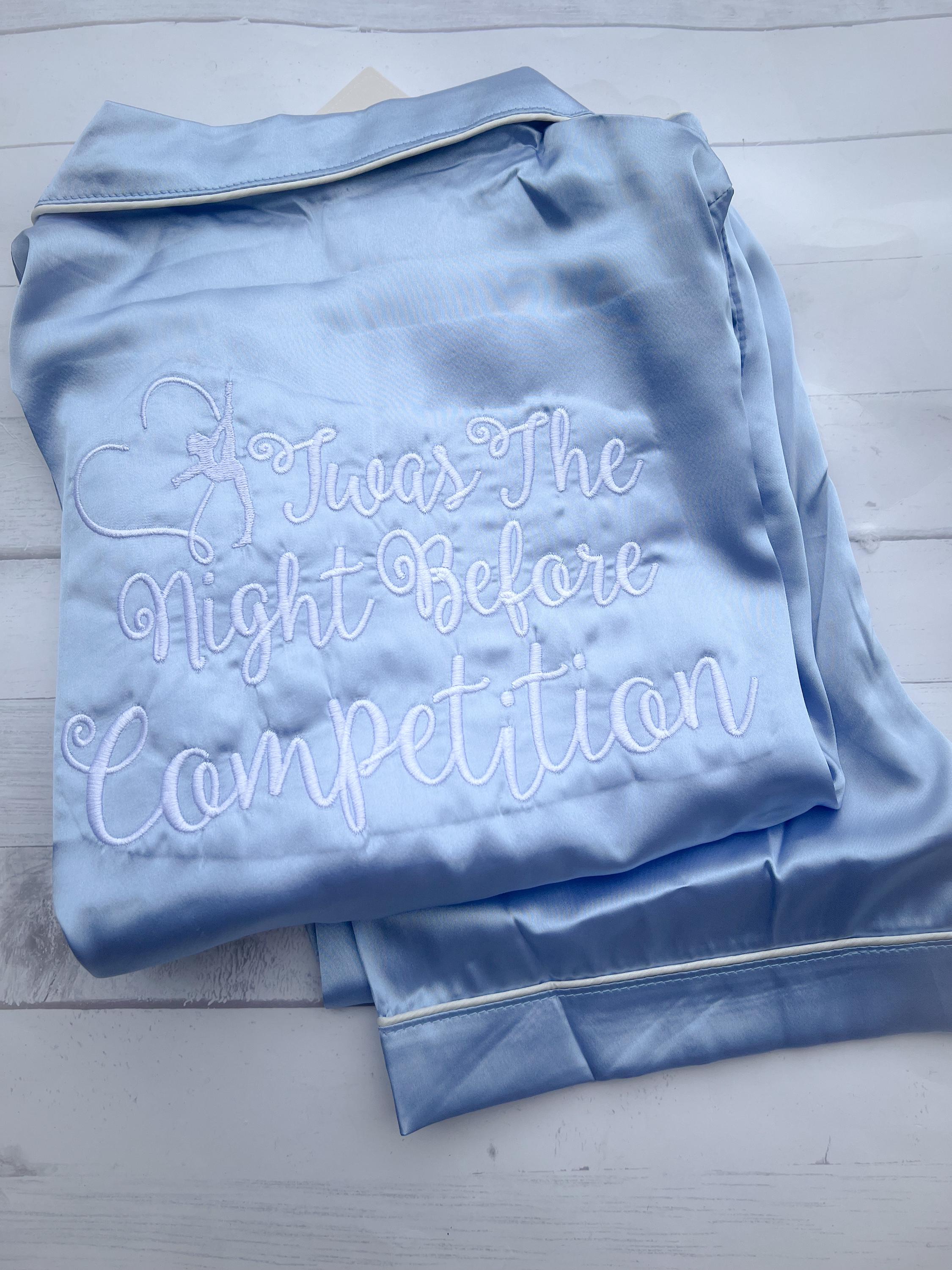Gymnastics Pajamas - Gymnast PJs - Gymnast Birthday - Personalized Birthday Shirt - Night Before Competition - Kids Pajamas