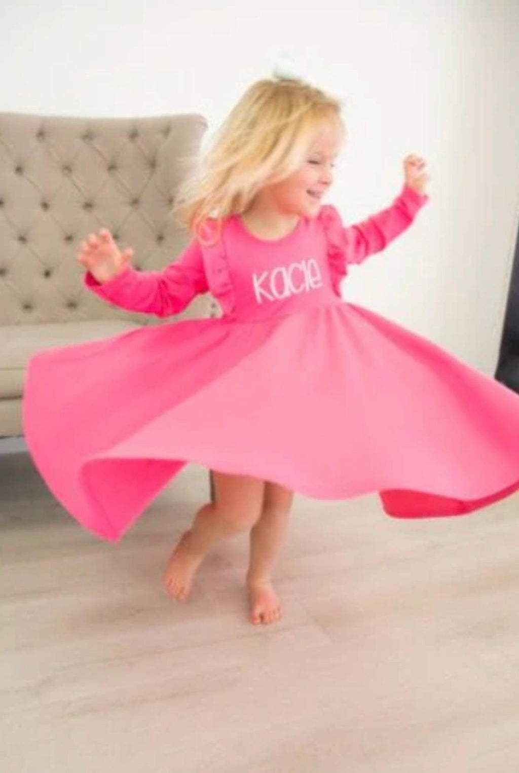 Personalized Nutcracker Christmas Dress - Monogrammed Girls Holiday Outfit - Nutcracker