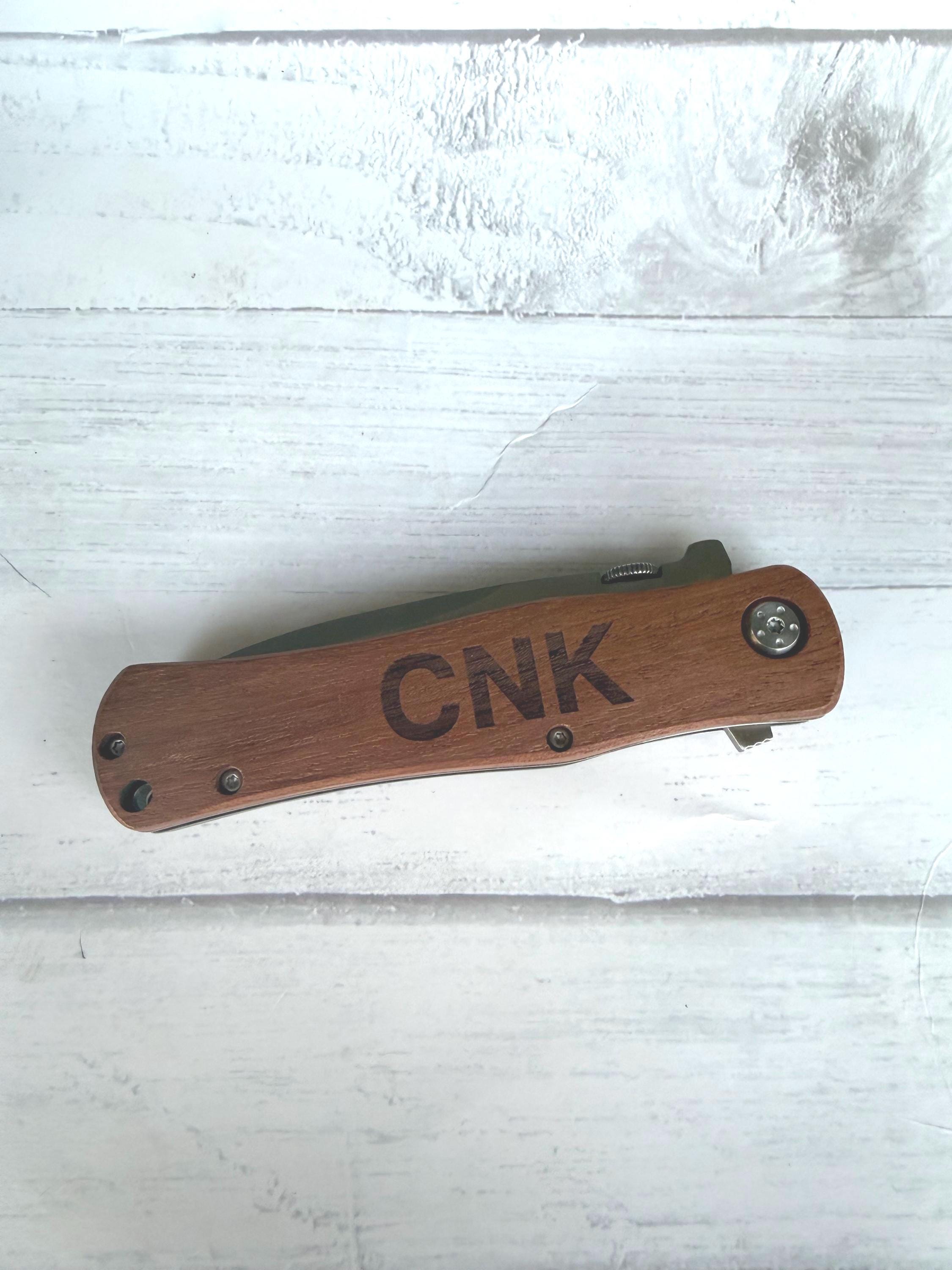 Monogrammed Pocket Knife - Personalized Knife for Husband - Hunting Knife - Custom Knife - Fathers Day Gift - Groomsman Gift - Pocket Knife