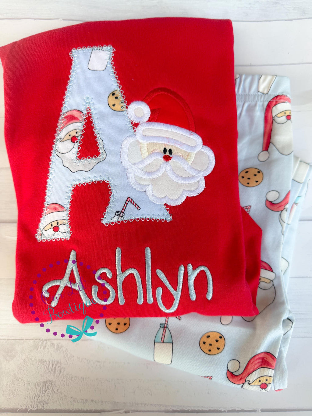 PRE-ORDER Santa Pajamas - Christmas Pajamas - Santa PJs-Girls Christmas Pajamas - Boys Christmas Pajamas - Santa Christmas - Matching PJS