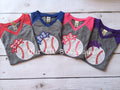 Personalized Baseball Bow Raglan Shirt - Toddler & Baby