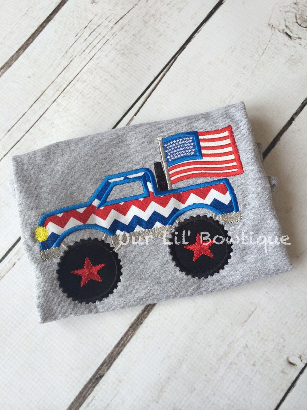4th of July Boy Truck Shirt - 4th Of July T-Shirt - Fireworks - Boys 4th of July Shirt - Baby 4th of July Shirt - Personalized - Truck Shirt