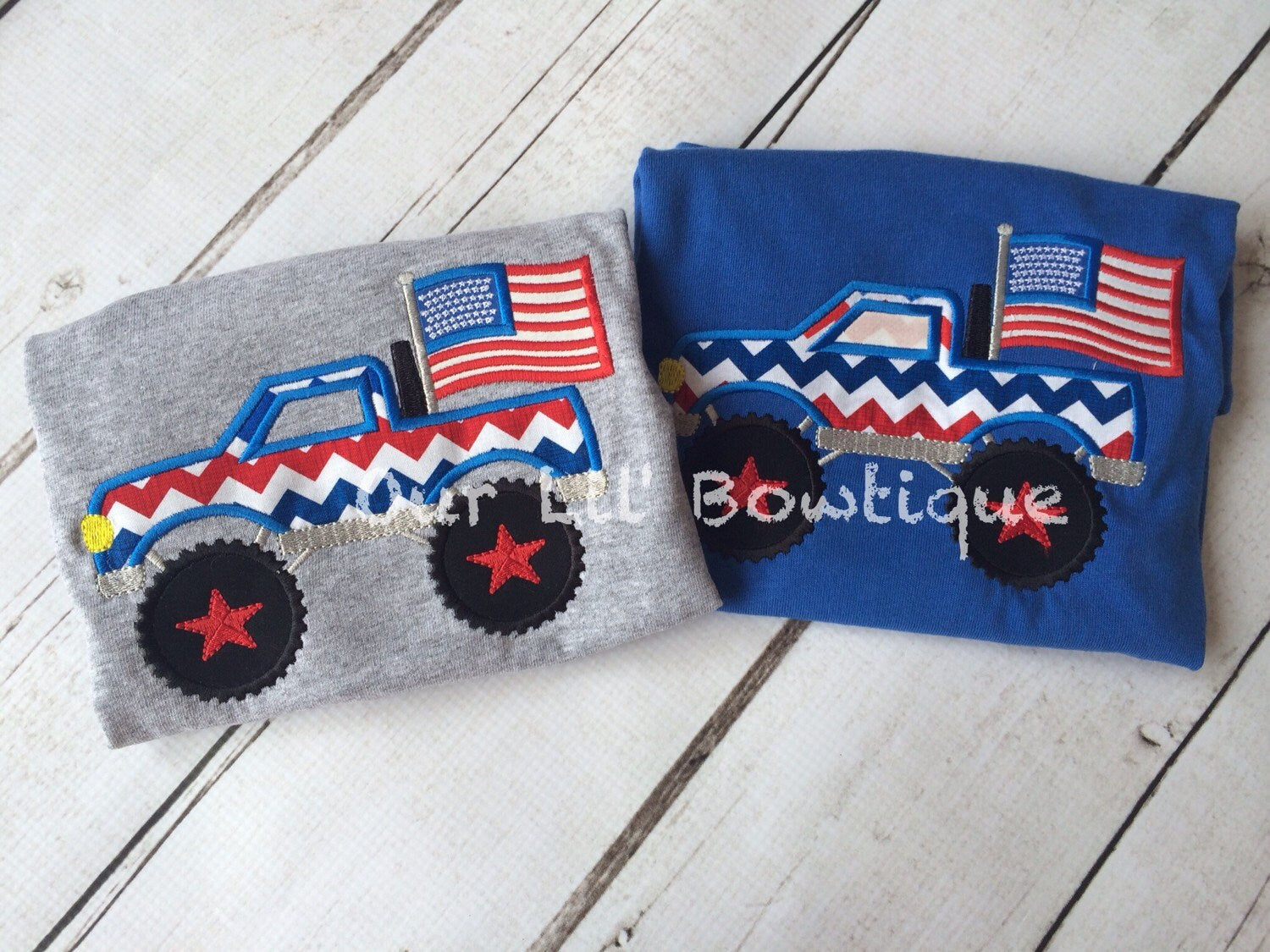 4th of July Boy Truck Shirt - 4th Of July T-Shirt - Fireworks - Boys 4th of July Shirt - Baby 4th of July Shirt - Personalized - Truck Shirt