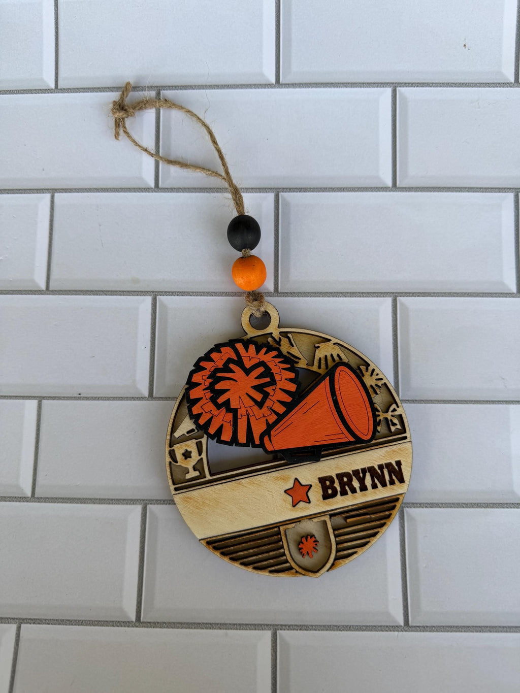 Sports Ornaments - Wooden Hanging Christmas Tree Ornament - Personalized