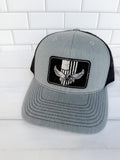 Flag and Eagle Hat - Gift for Him - Leather Patch - Fathers Day Gift - Custom Hat