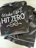 Wake Up and Hit Zero - Cheer Pajamas - Cheer PJs - Cheer Birthday - Personalized Birthday Shirt - Night Before Competition - Kids Pajamas