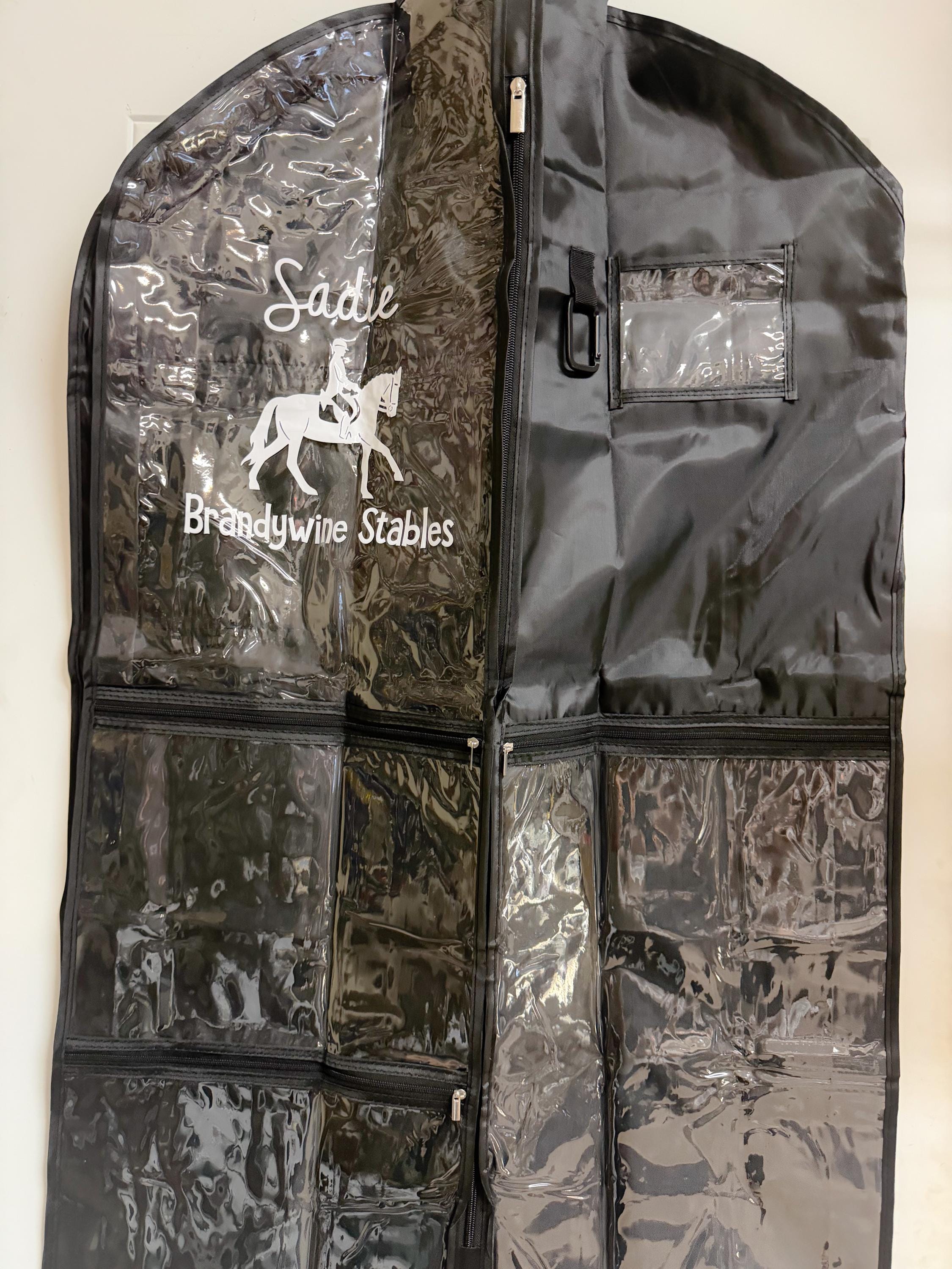 Personalized Equestrian Garment Bag: Horse Competition Travel