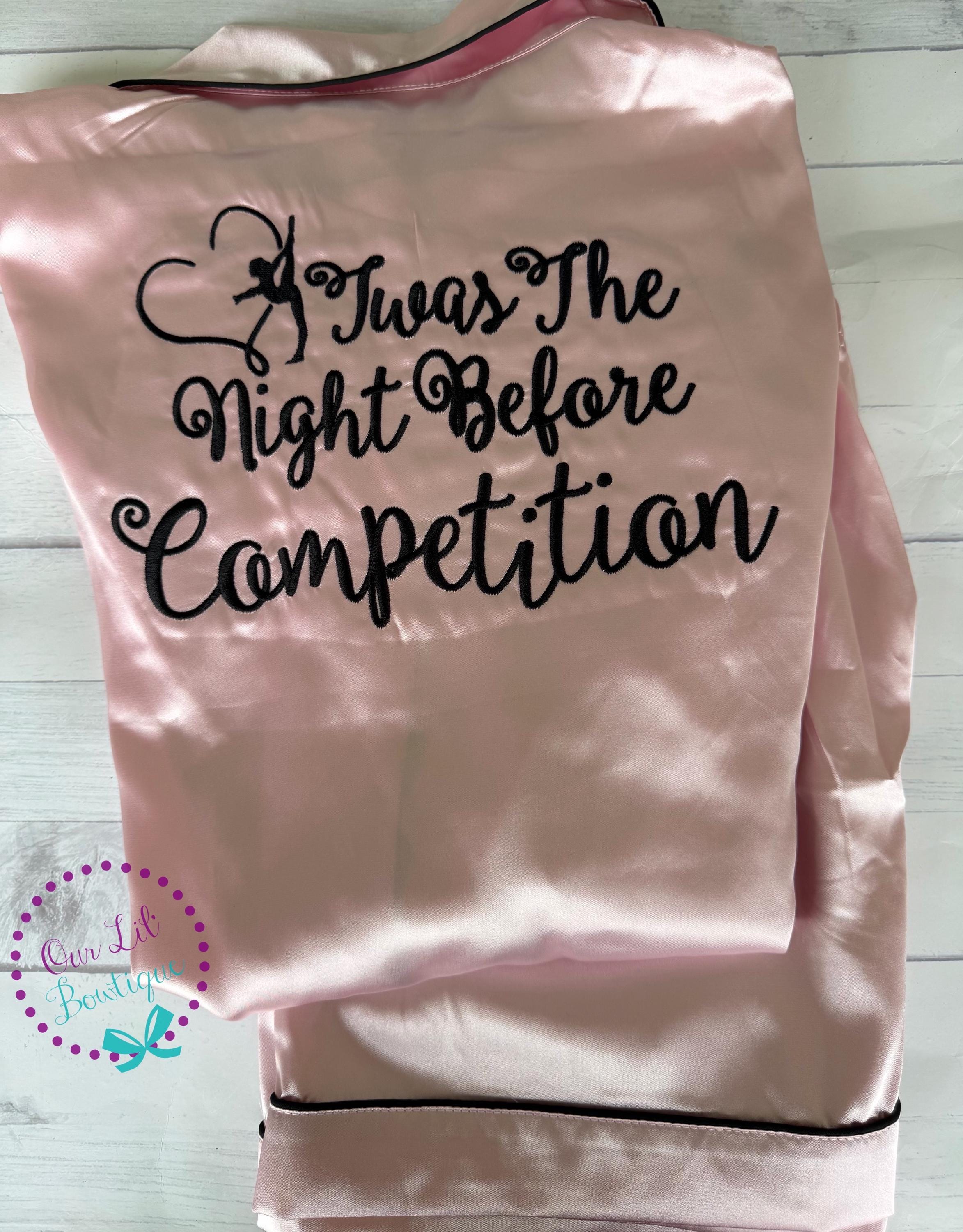Gymnastics Pajamas - Gymnast PJs - Gymnast Birthday - Personalized Birthday Shirt - Night Before Competition - Kids Pajamas