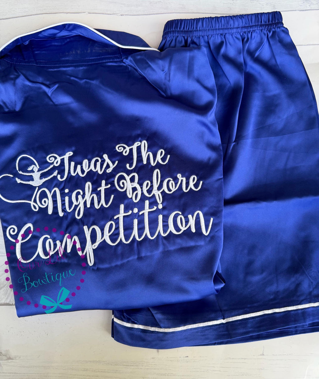 Cheer Pajamas - Cheer PJs - Cheer Birthday - Personalized Birthday Shirt - Night Before Competition - Kids Pajamas