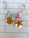 Beach Ornament - Snowman Ornament - Best Friends Ornament - Girls Night - Gifts for Girlfriend