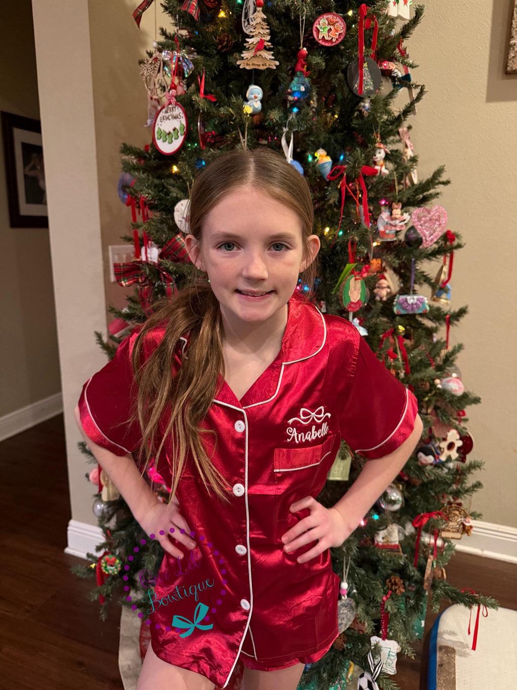 Quinceañera Birthday Pajamas - Silk Pajamas - Kids PJs - Birthday PJs- Personalized Birthday Shirt -15th Birthday