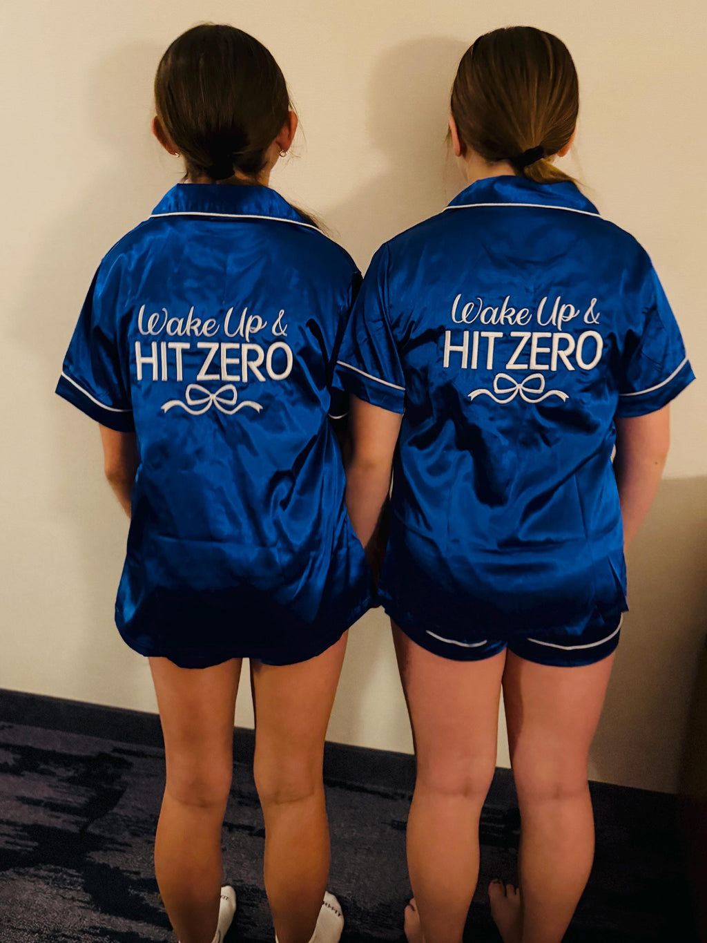 Wake Up and Hit Zero - Cheer Pajamas - Cheer PJs - Cheer Birthday - Personalized Birthday Shirt - Night Before Competition - Kids Pajamas