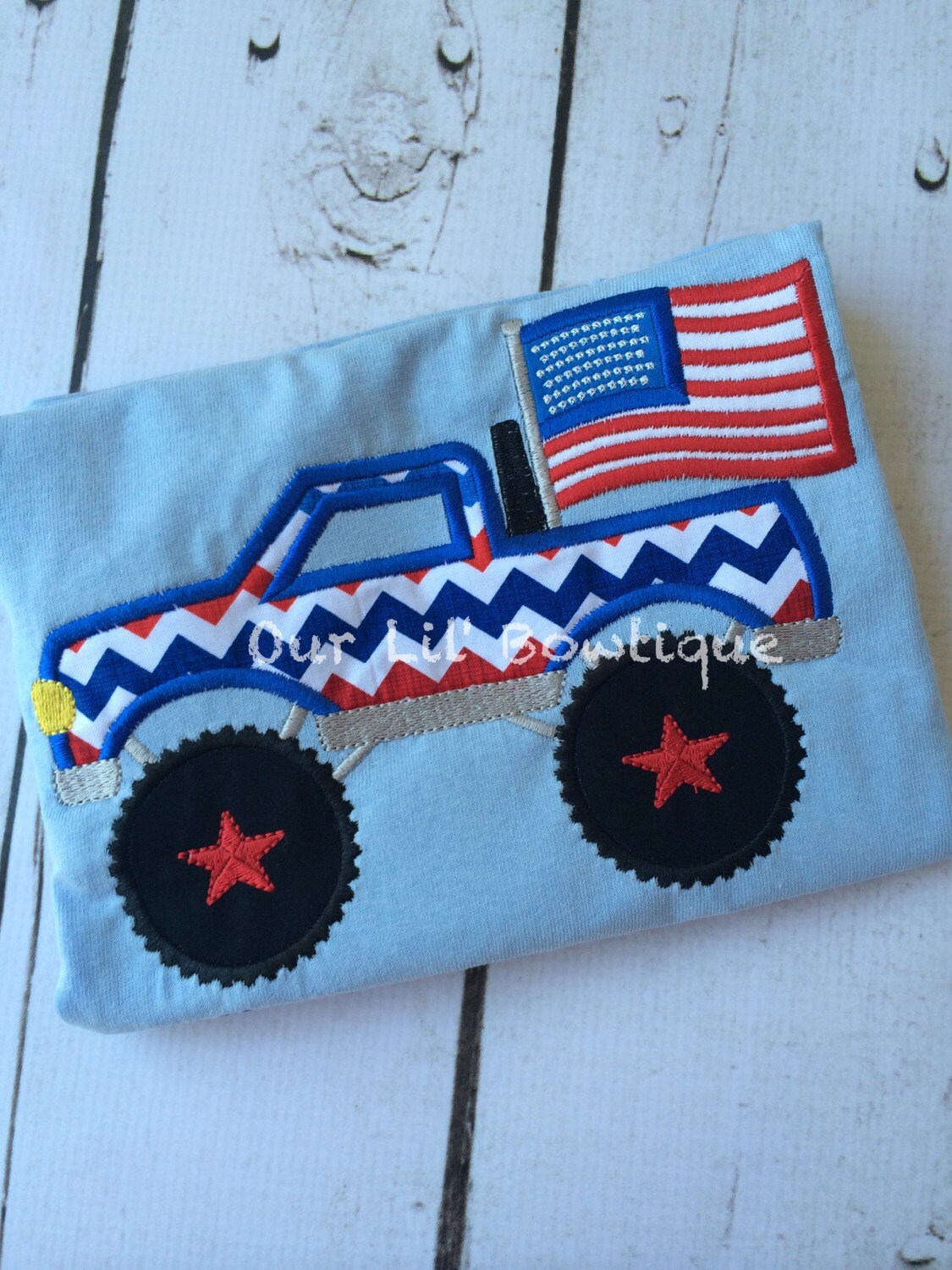 4th of July Boy Truck Shirt - 4th Of July T-Shirt - Fireworks - Boys 4th of July Shirt - Baby 4th of July Shirt - Personalized - Truck Shirt