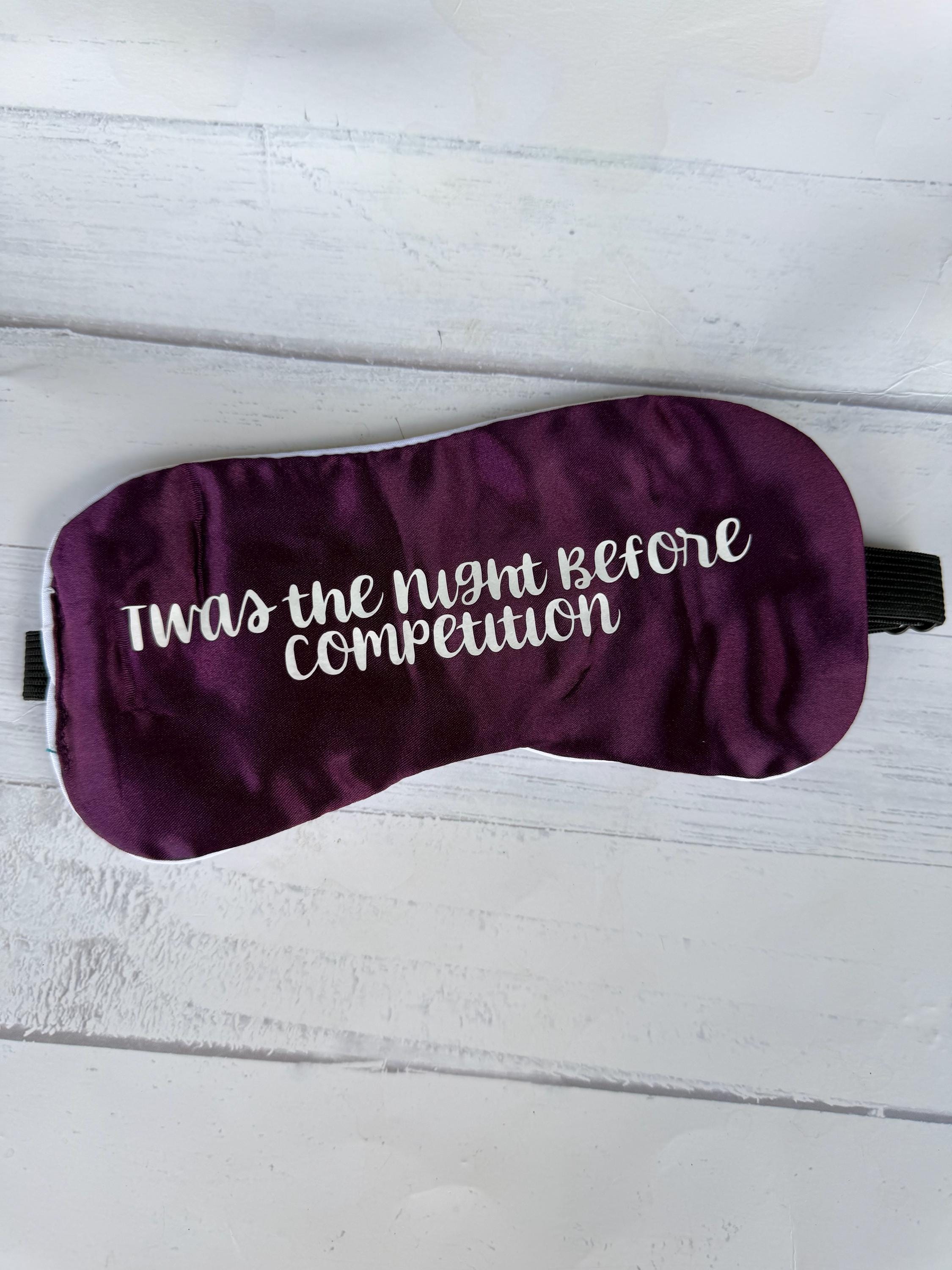 Twas the Night Before Competition Eye Mask - Wake Up and Hit Zero Eye Mask - Competition Eye Mask - Kids Eye Mask