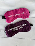 Twas the Night Before Competition Eye Mask - Wake Up and Hit Zero Eye Mask - Competition Eye Mask - Kids Eye Mask