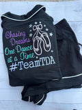Dance Pajamas - Dance PJs - Dancer Birthday - Personalized Birthday Shirt - Competition PJs - Kids Pajamas