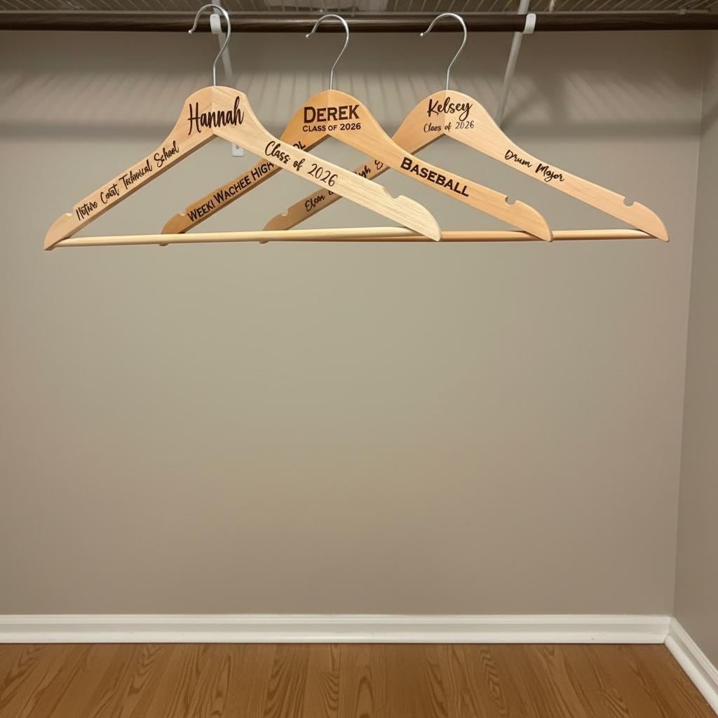 Graduation Hanger - Personalized Hanger - Team Hangers - Gifts - Dress Hanger - Cap and Gown Pictures - Graduation Gift