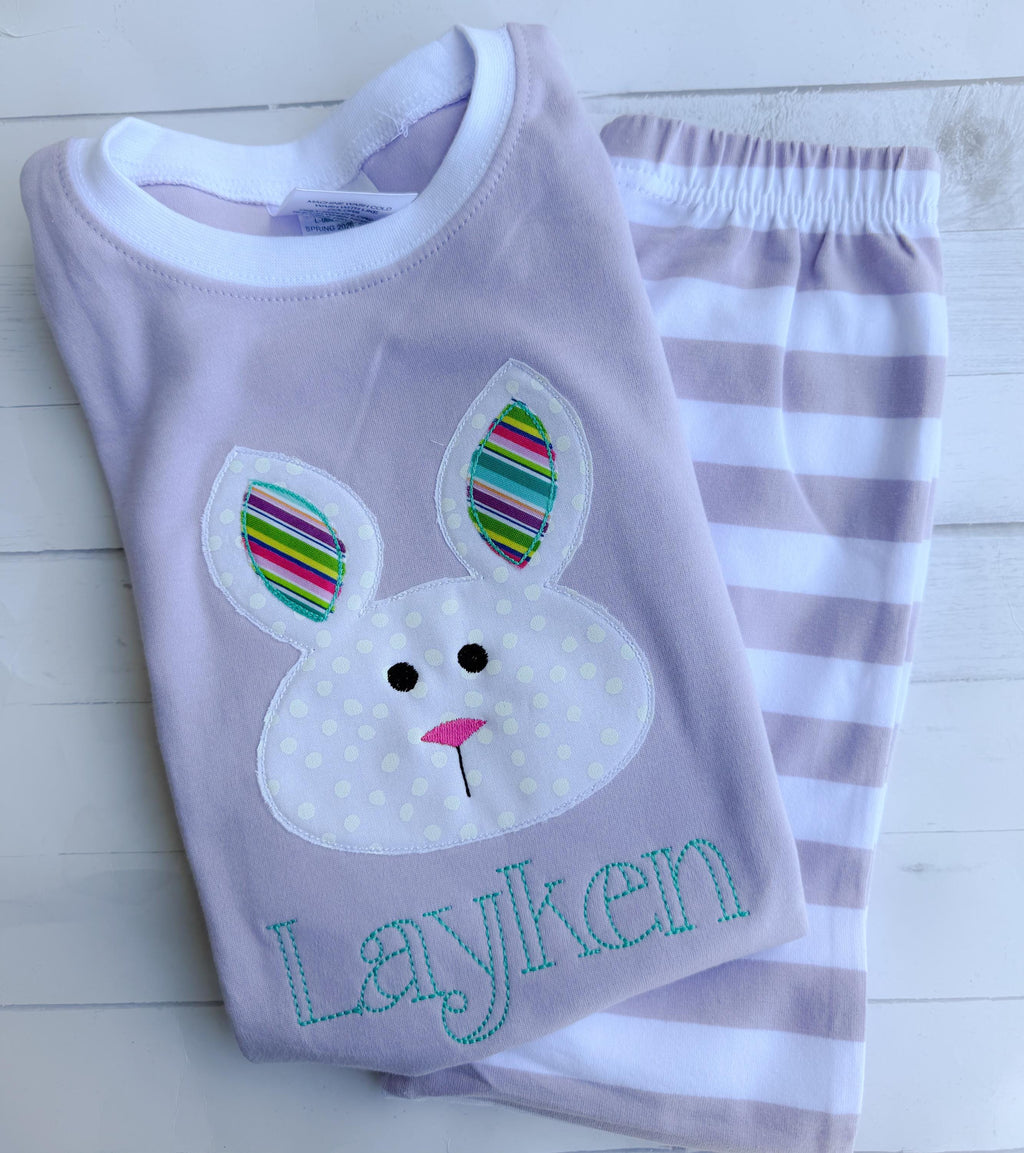 Personalized Easter Bunny Pajamas: Cotton Blend PJs