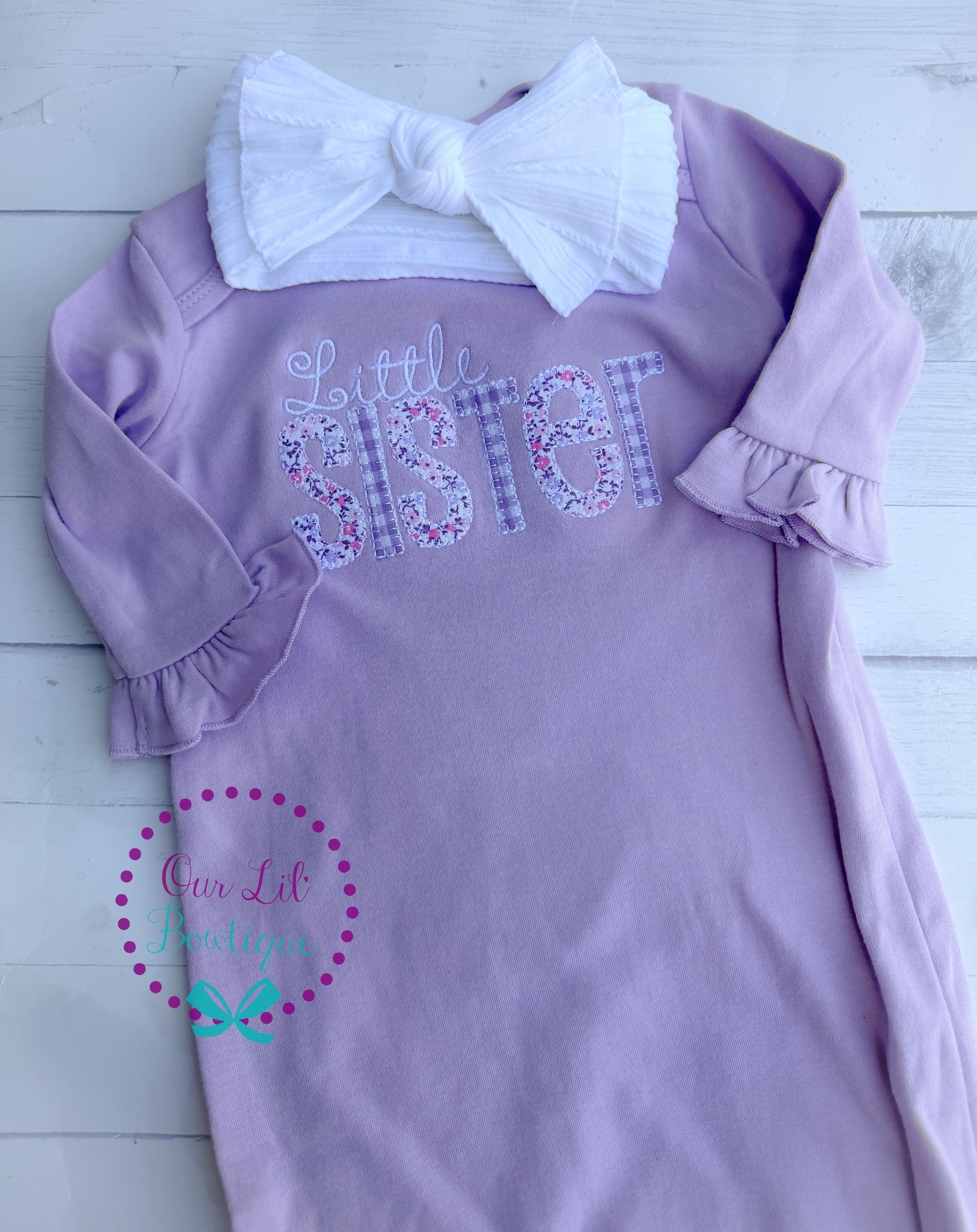 Big Sister Dress - Baby Announcement - Big Sister - Little Sister - Sibling Shirts - Pregnancy Announcement - Sister Shirt - Sister Dress