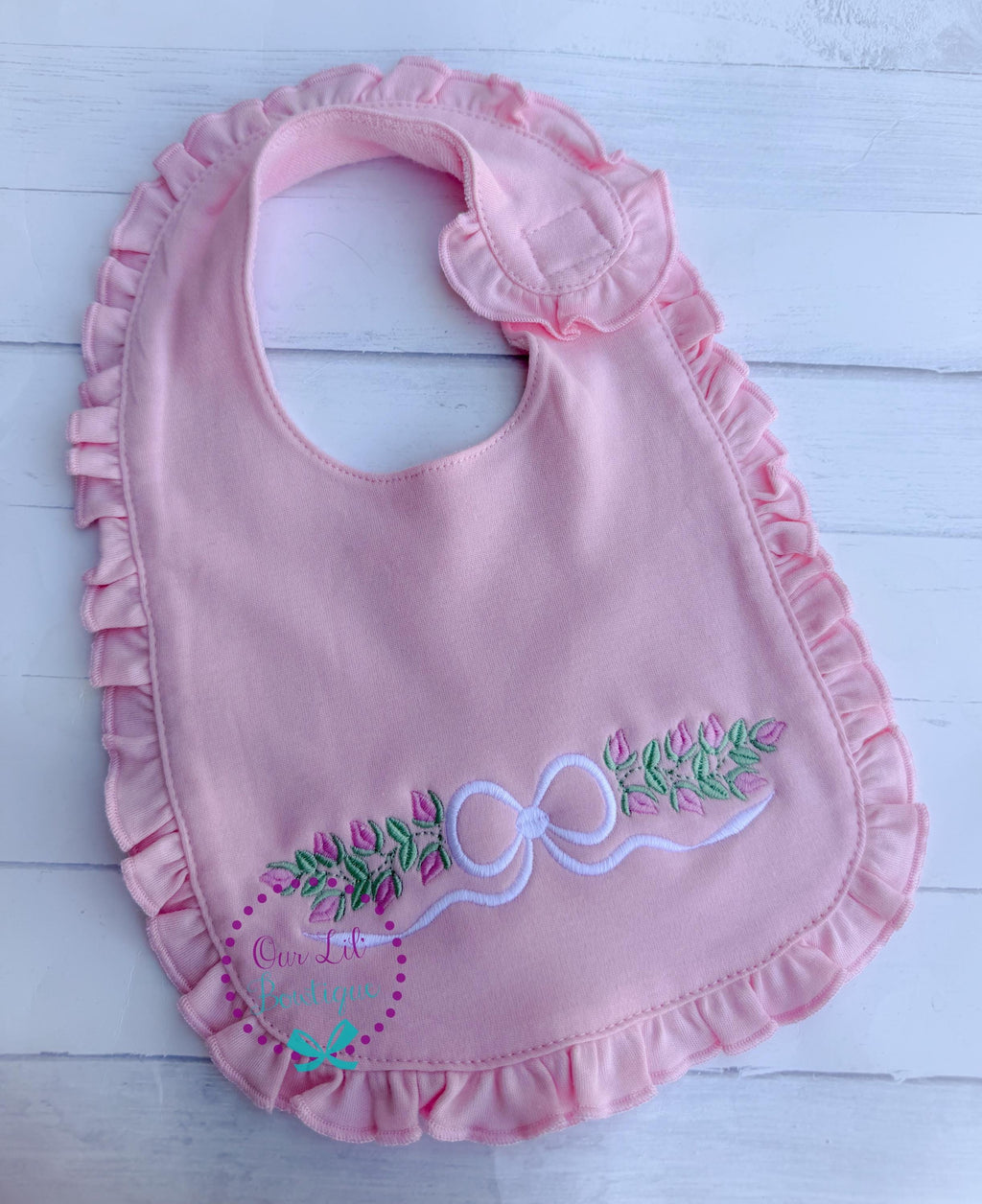 New Baby Gift Set - Personalized Gown, Hat and Burp Cloth, Newborn Gown, Going Home Outfit, Baby Shower Gift - Boy Gift Set - Mint Gown