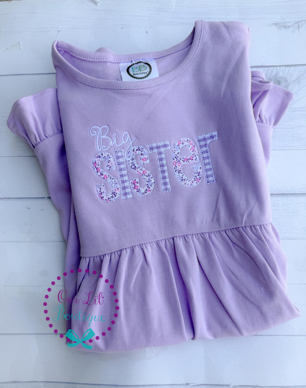 Big Sister Dress - Baby Announcement - Big Sister - Little Sister - Sibling Shirts - Pregnancy Announcement - Sister Shirt - Sister Dress